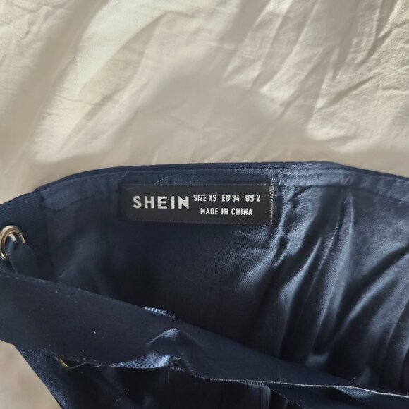 Navy corset top - Picture 2 of 3